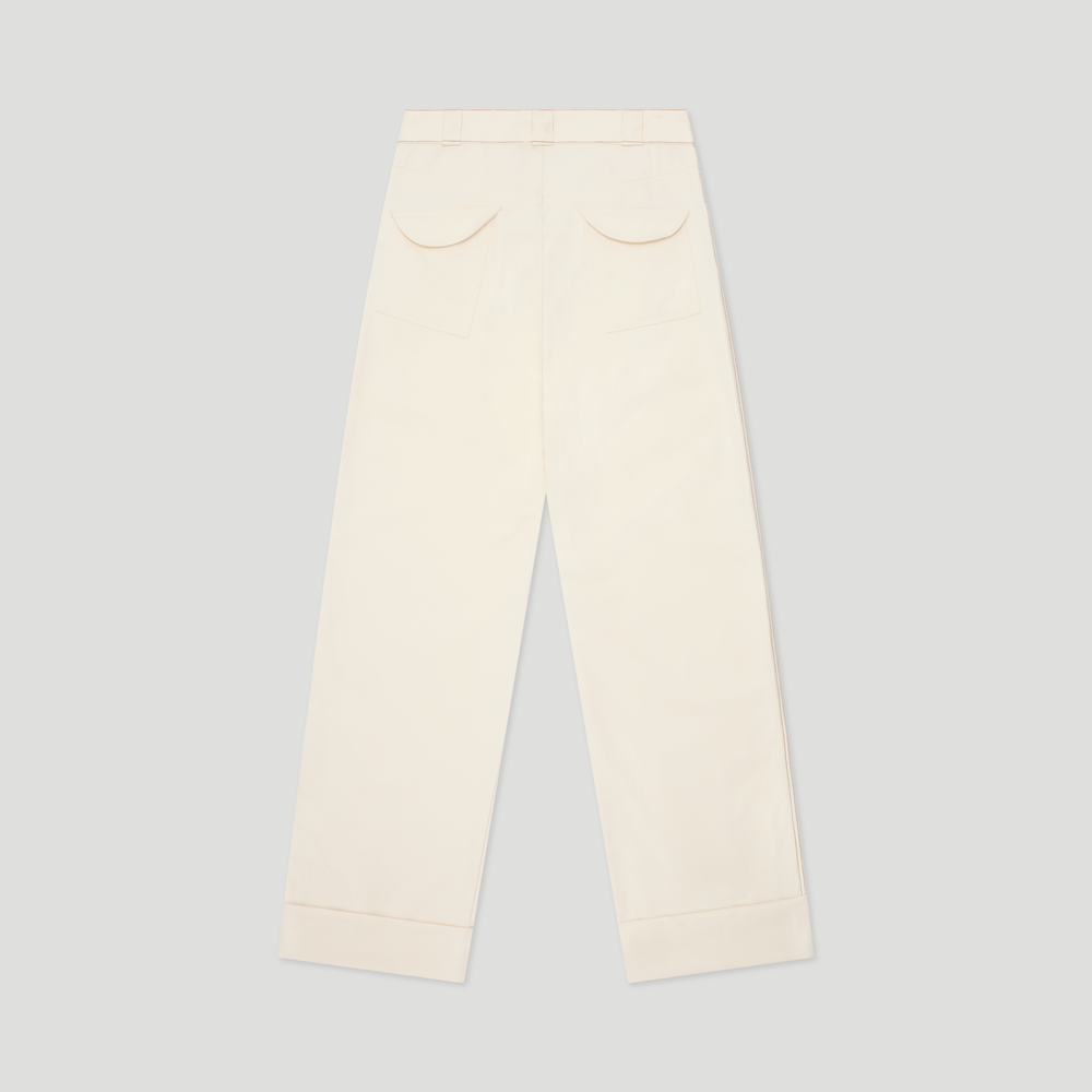Wool Denim Trousers