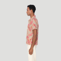 Camp Collar Short Sleeve Shirt - Leaf