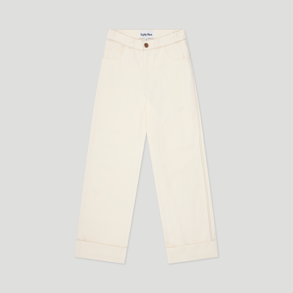 Wool Denim Trousers