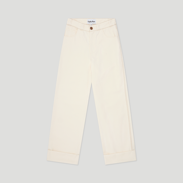 Wool Denim Trousers