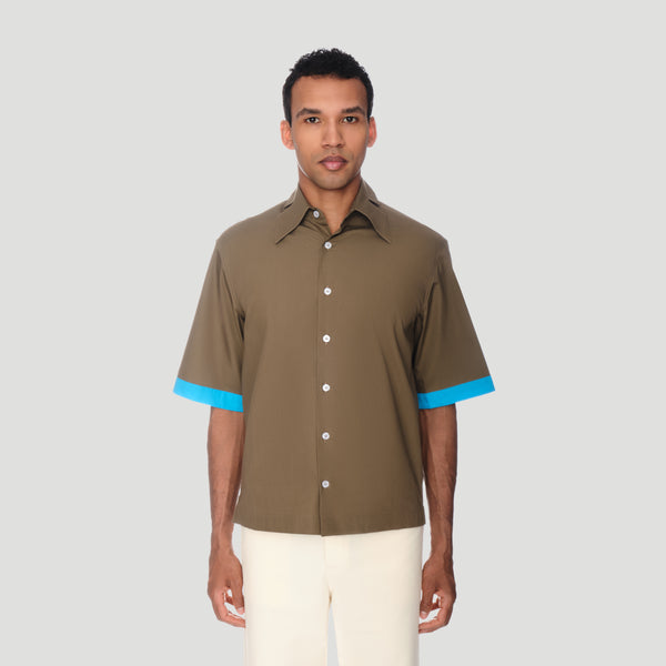 Brown Button Up Shirt