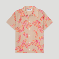 Camp Collar Short Sleeve Shirt - Leaf